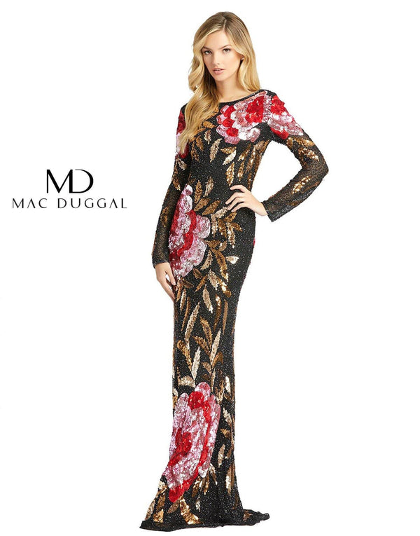 Long Sleeve Evening Formal Dress Long Sleeve Mac Duggal