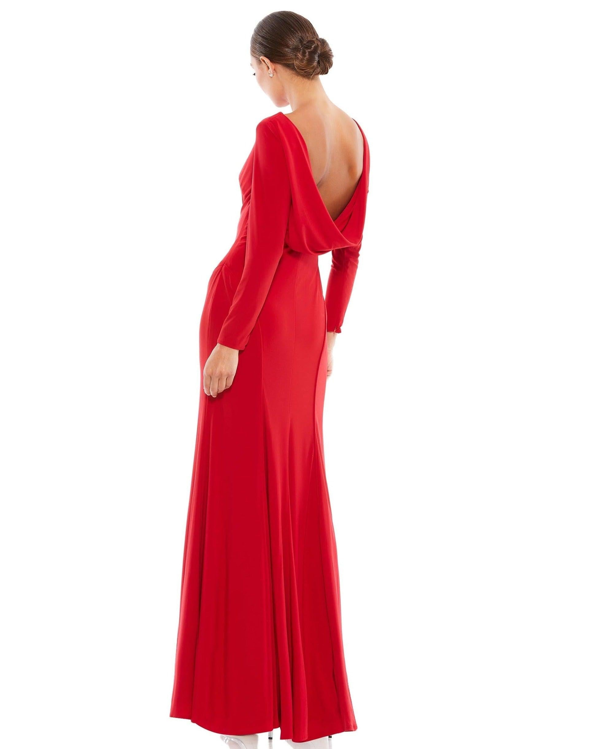 Mac Duggal 25929 Long Sleeve Fitted Formal Dress