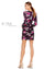 Mac Duggal Long Sleeve Floral Print Dress 2635 - The Dress Outlet
