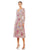 Mac Duggal Long Sleeve Floral Print Midi Dress 9147 - The Dress Outlet