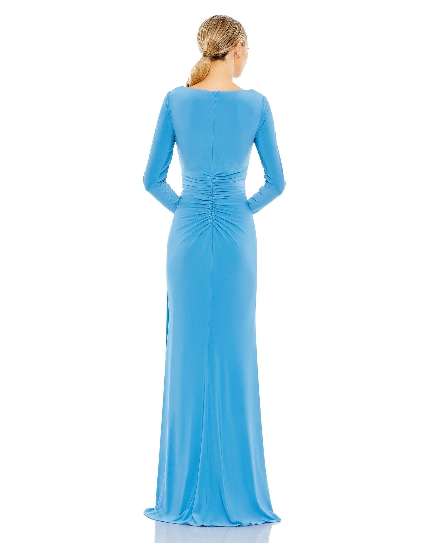 Mac Duggal Long Sleeve Formal Dress 26714 - The Dress Outlet