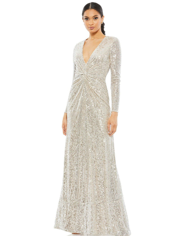 Long Sleeve Formal Evening Dress Long Sleeves Mac Duggal 26552