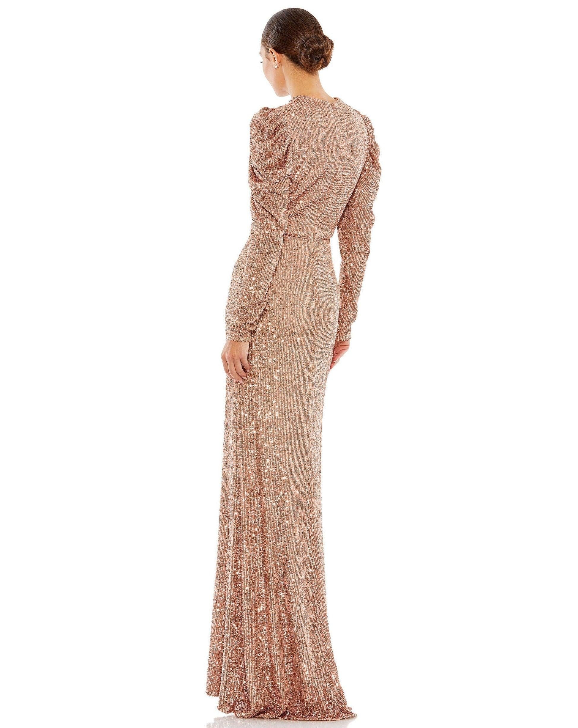 Mac Duggal 26692 Long Sleeve Formal Evening Dress