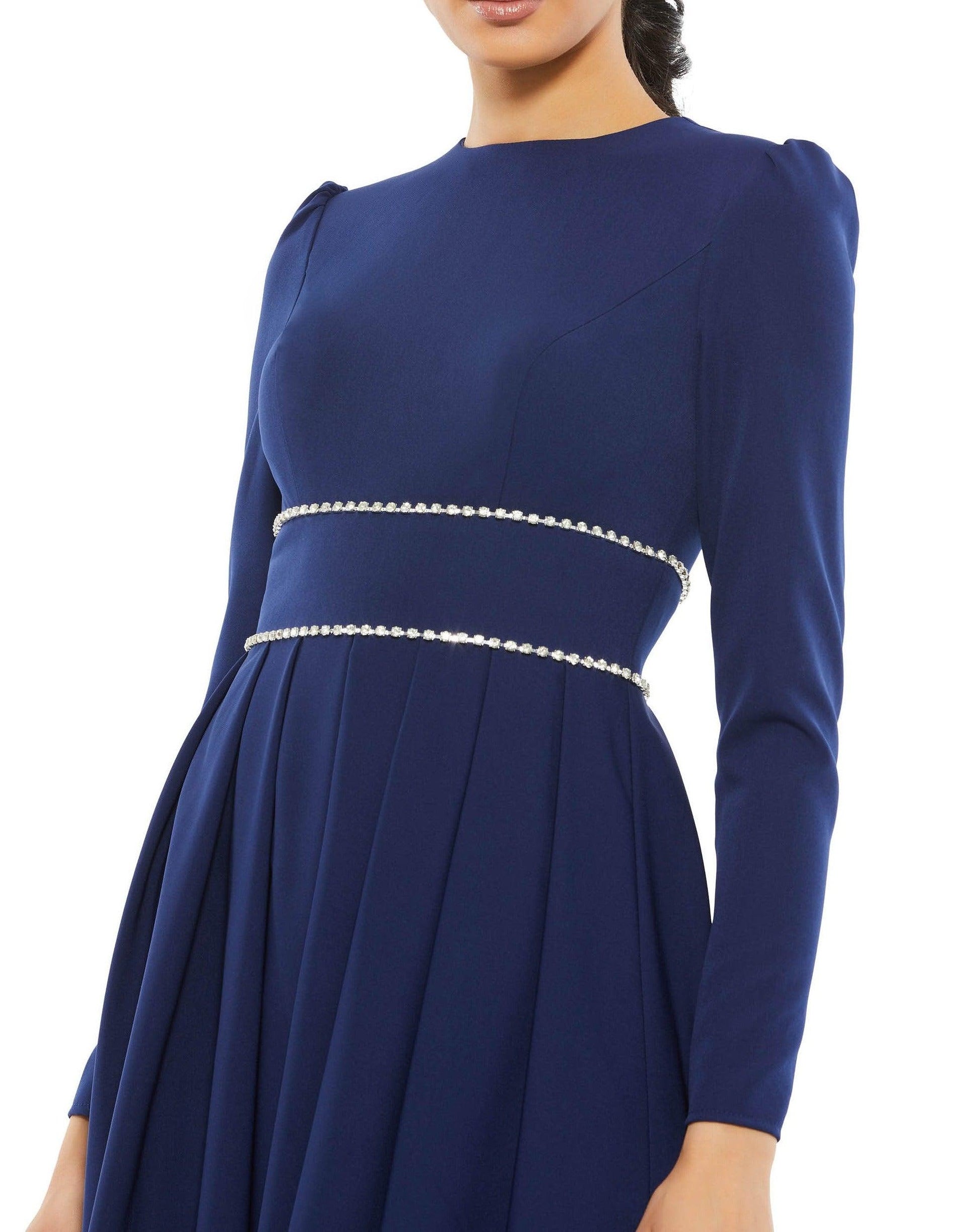 Mac Duggal 55705 Long Sleeve Formal Evening Dress