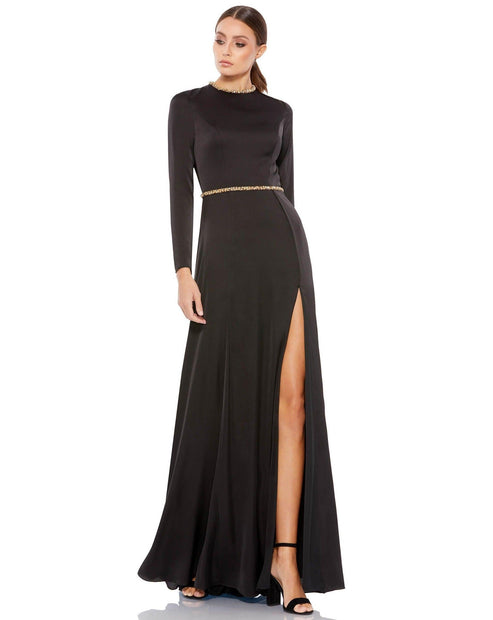 Sapphire Mac Duggal 26524 Long Sleeve Formal Evening Gown for $398.0 ...