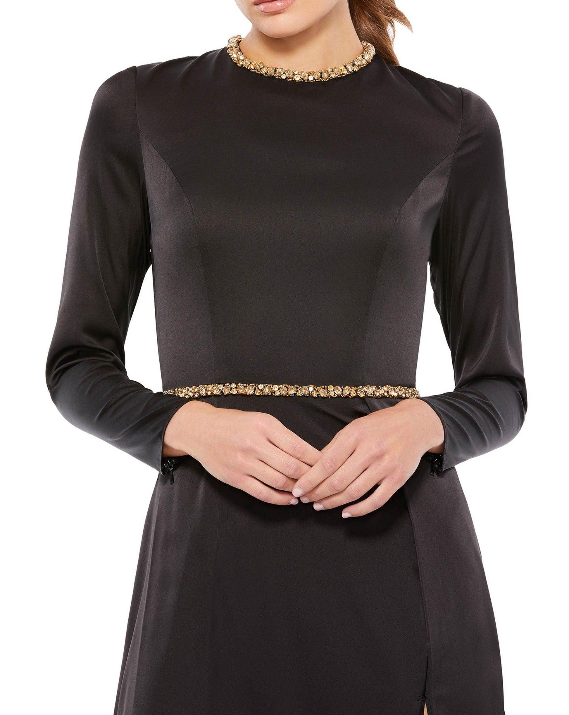 Mac Duggal 26524 Long Sleeve Formal Evening Gown