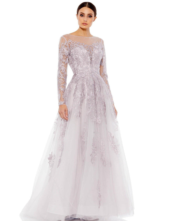 Long Sleeve Formal Evening Gown Long Sleeves Mac Duggal 50642