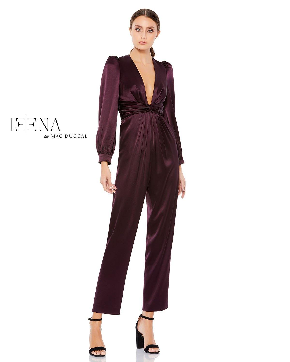 Mac Duggal Long Sleeve Formal Jumpsuit 2647 - The Dress Outlet