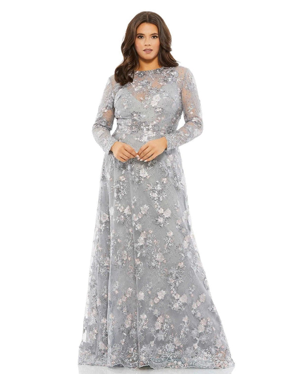 Long Sleeve Formal Long Dress Long Sleeves Mac Duggal 67923