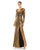 Mac Duggal Long Sleeve Formal Metallic Dress 26684 - The Dress Outlet