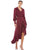 Mac Duggal Long Sleeve High Low Chiffon Dress 12506 - The Dress Outlet