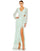 Mac Duggal Long Sleeve High Low Formal Dress 5745 - The Dress Outlet