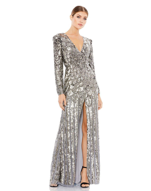 Long Sleeve Mother of the Bride Gown Mother of the Bride Mac Duggal 5382
