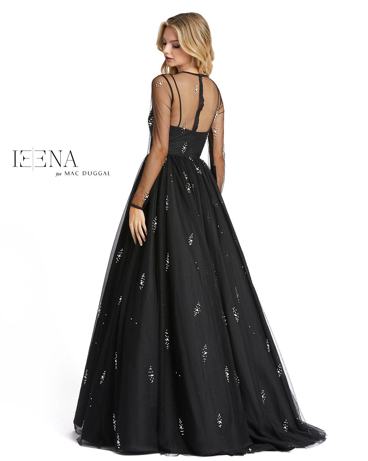 Mac Duggal 26295 Long Sleeve Prom Ball Gown