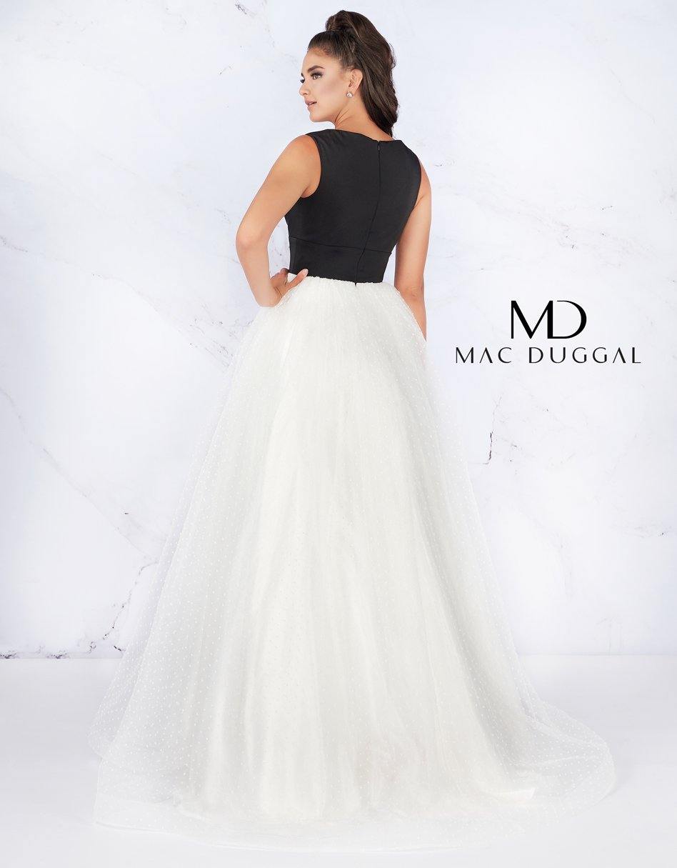Mac Duggal 66738 Long Sleeveless A Line Prom Dress