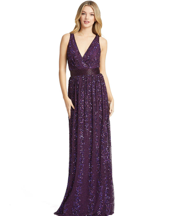 Long Sleeveless Formal Dress Sleeveless Detail Mac Duggal 4770