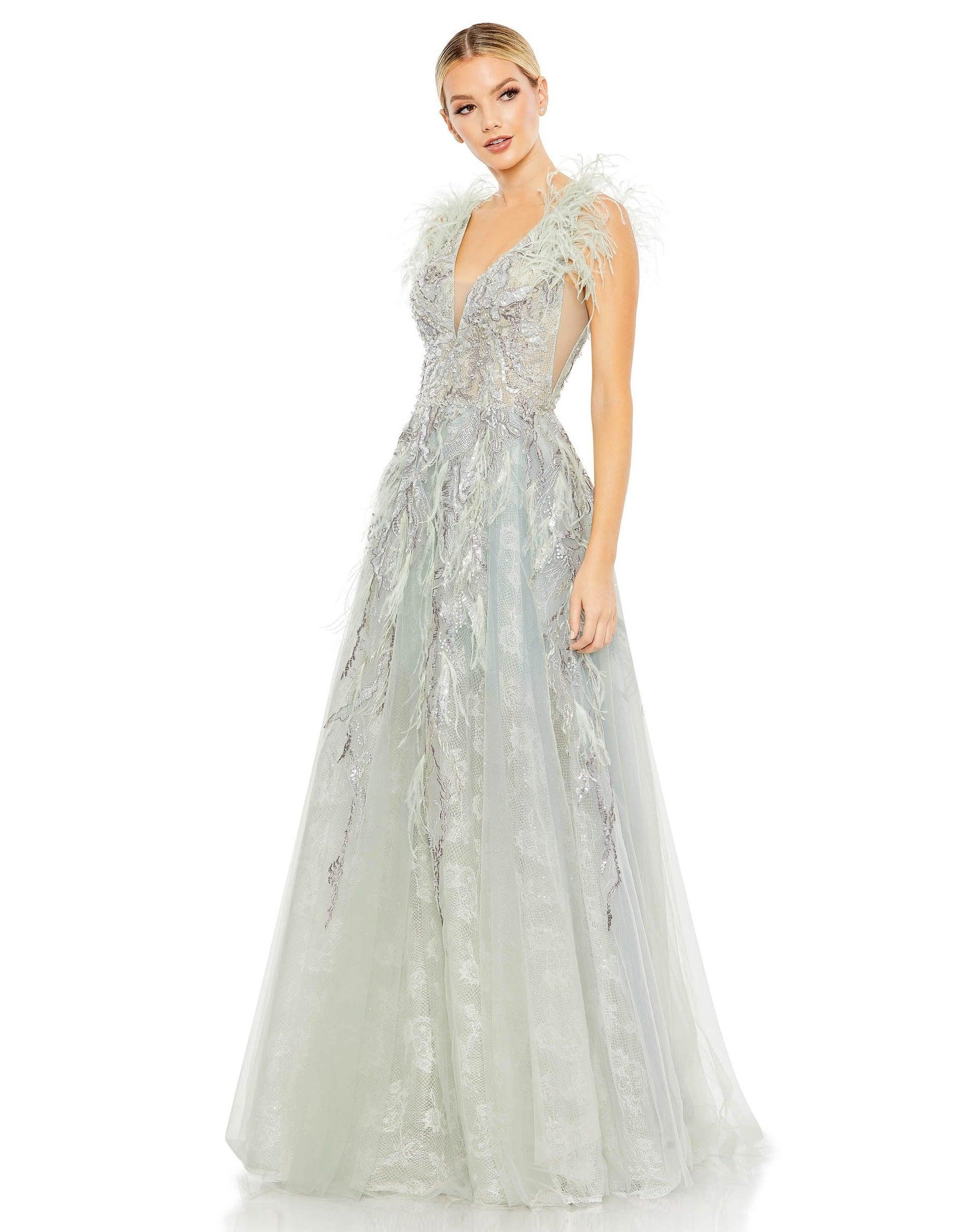 Seamist Mac Duggal 20259 Long Sleeveless Formal Evening Gown for $898.0 ...