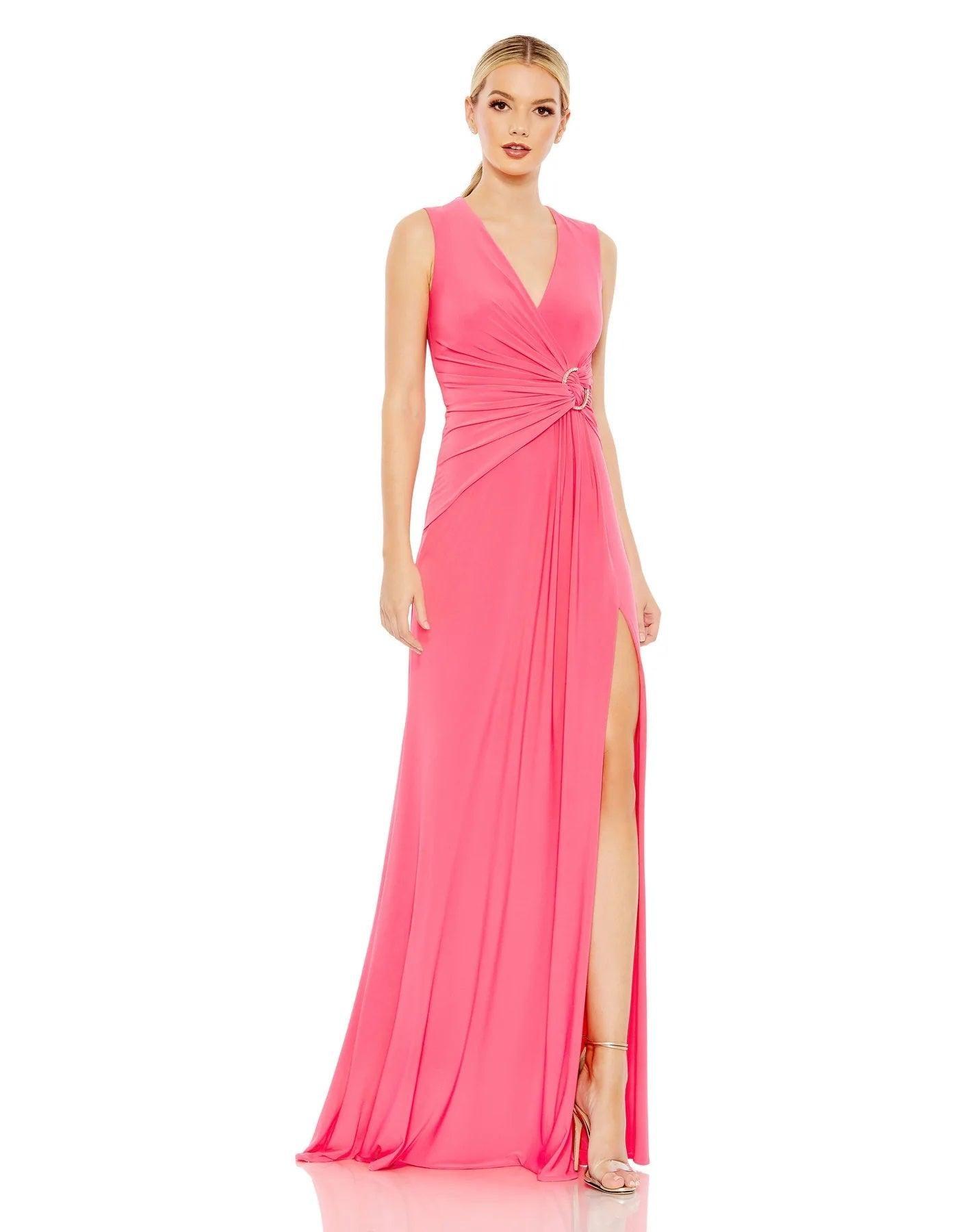 Dress Party Long By Mac Duggal In Orange, Size: 12 main image 0
