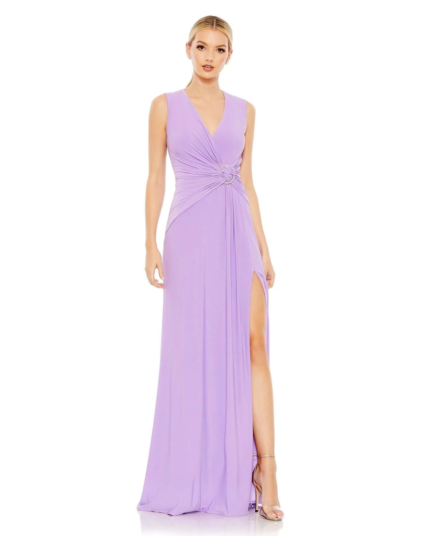 Mac Duggal Long Sleeveless Formal Gown 26890 - The Dress Outlet