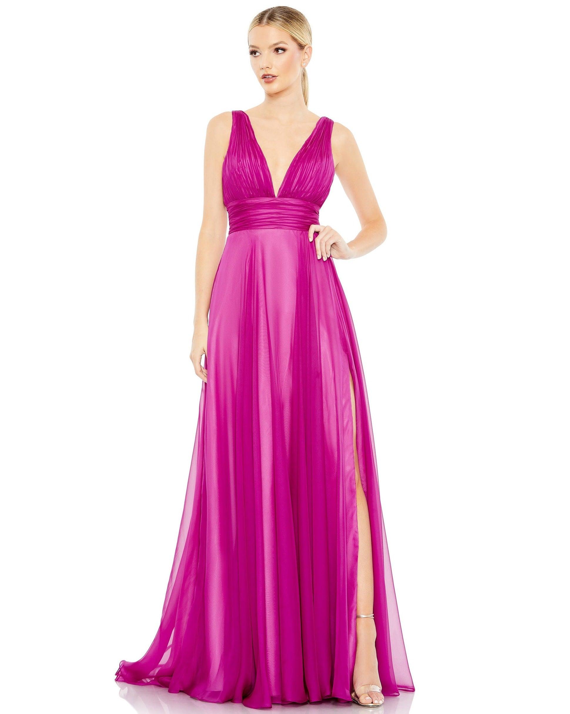 Mac Duggal Long Sleeveless Formal Prom Dress 68134 - The Dress Outlet