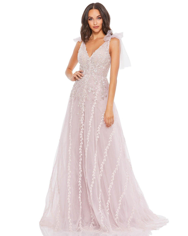Long Sleeveless Formal Prom Gown Sleeveless Detail Mac Duggal 20313