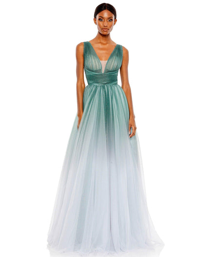 Mac Duggal Long Sleeveless  Prom Ball Gown 20380 - The Dress Outlet