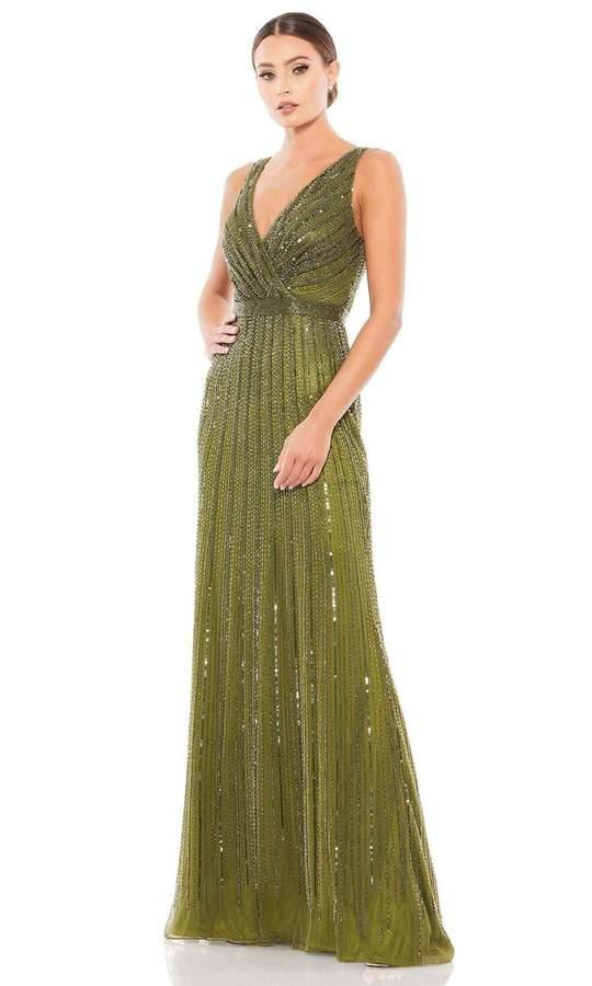 Mac Duggal 5219 Long Sleeveless Prom Dress