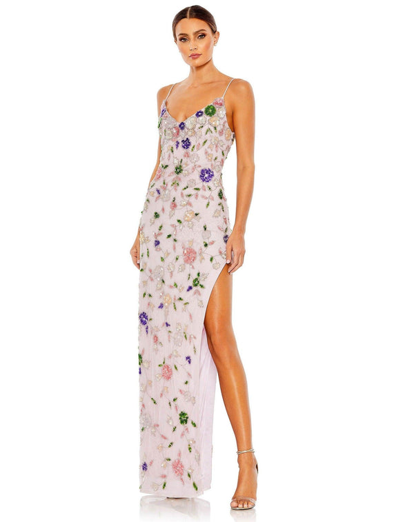 Long Spaghetti Strap Formal Dress Spaghetti Straps Mac Duggal 10893