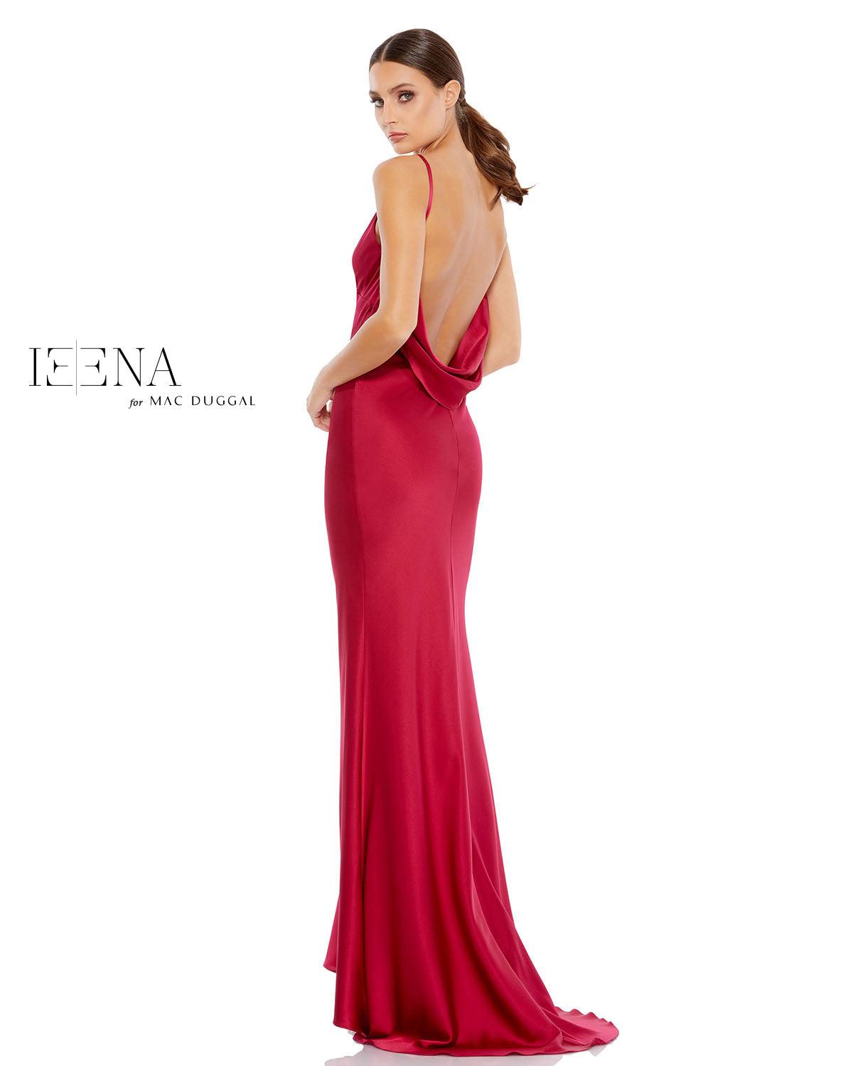 Mac Duggal 55333 Long Spaghetti Strap Formal Dress