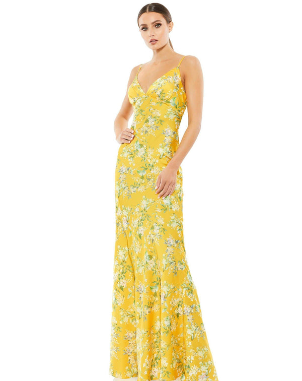 Long Spaghetti Strap Formal Dress Spaghetti Straps Mac Duggal 70183