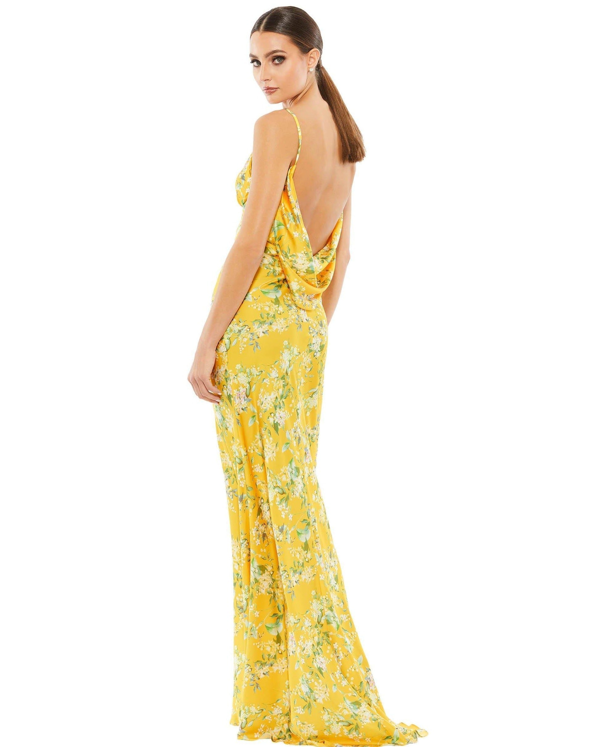 Mac Duggal 70183 Long Spaghetti Strap Formal Dress