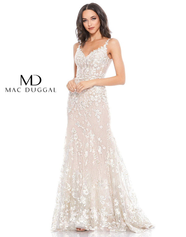 Long Spaghetti Strap Formal Dress Spaghetti Straps Mac Duggal 67492