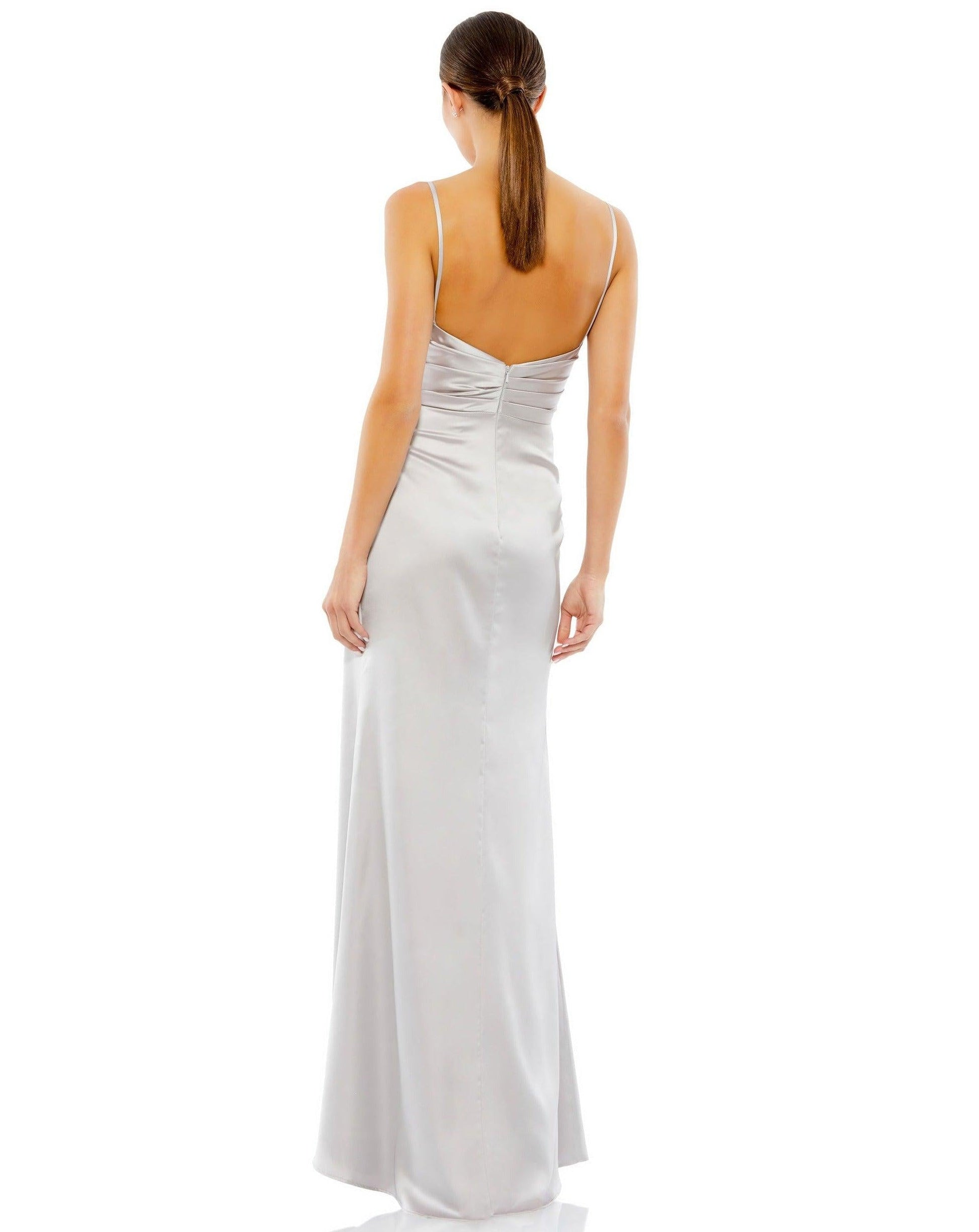 Mac Duggal 26585 Long Spaghetti Strap Prom Dress