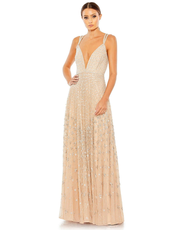 Long Spaghetti Strap Prom Dress Spaghetti Straps Mac Duggal 93701