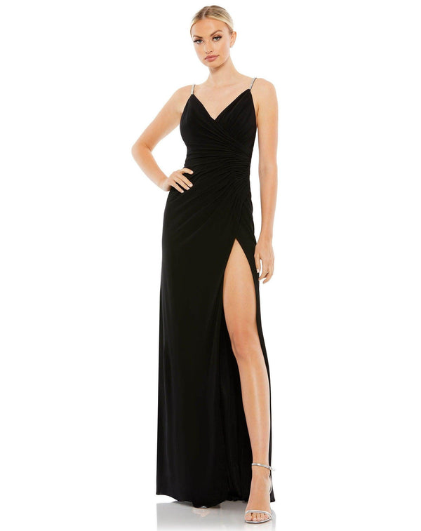 Long Spaghetti Strap Prom Gown Spaghetti Straps Mac Duggal 26695