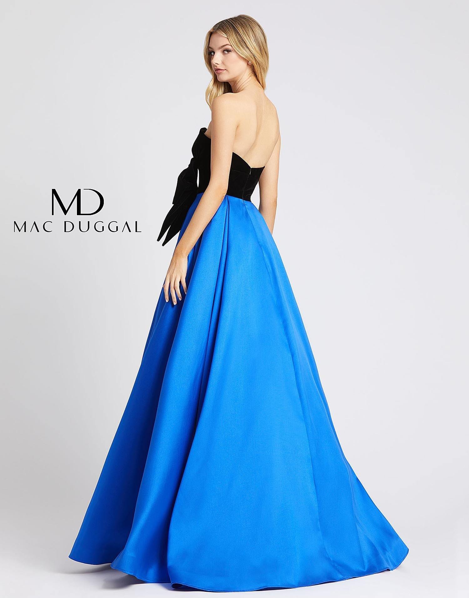 Mac Duggal 66318 Long Strapless Prom Ball Gown