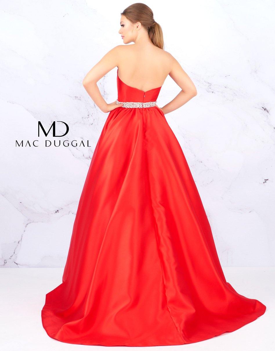 Mac Duggal 67685 Long Strapless Prom Ball Gown