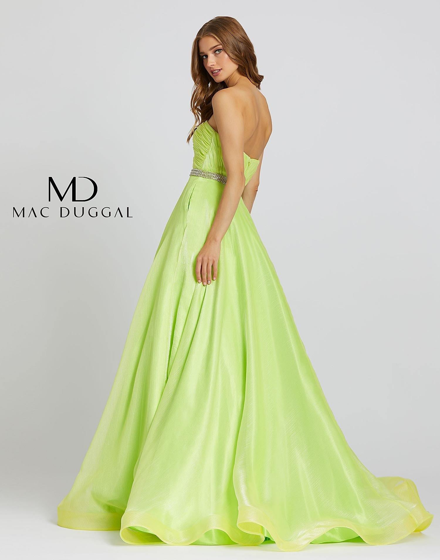 Mac Duggal 67105 Long Strapless Prom Ballgown