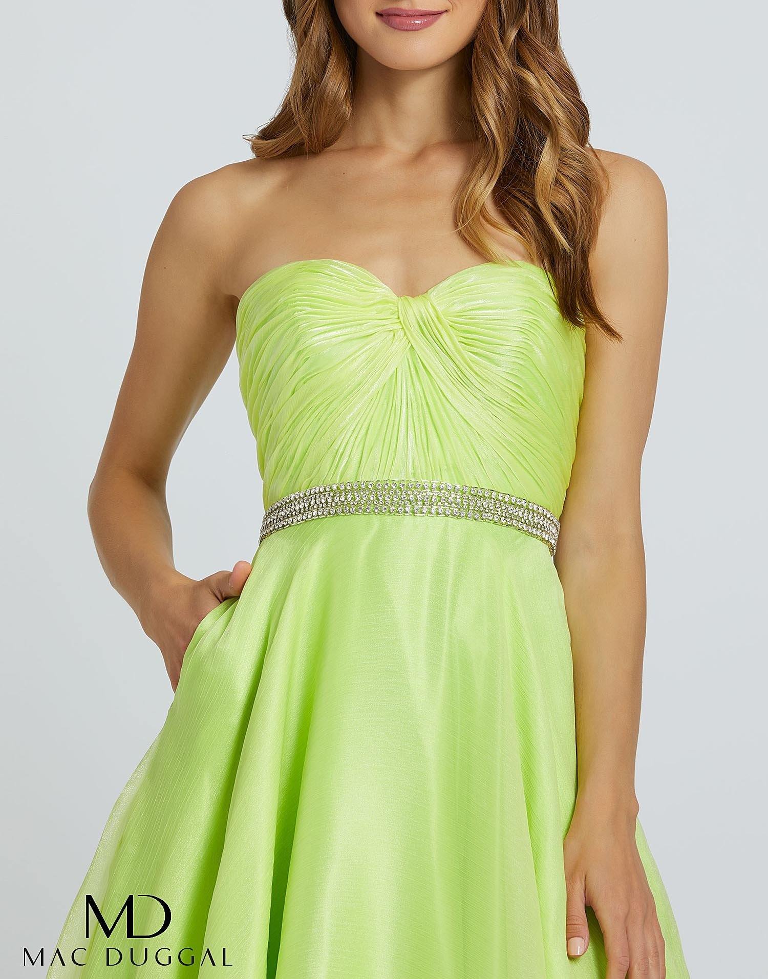 Mac Duggal 67105 Long Strapless Prom Ballgown