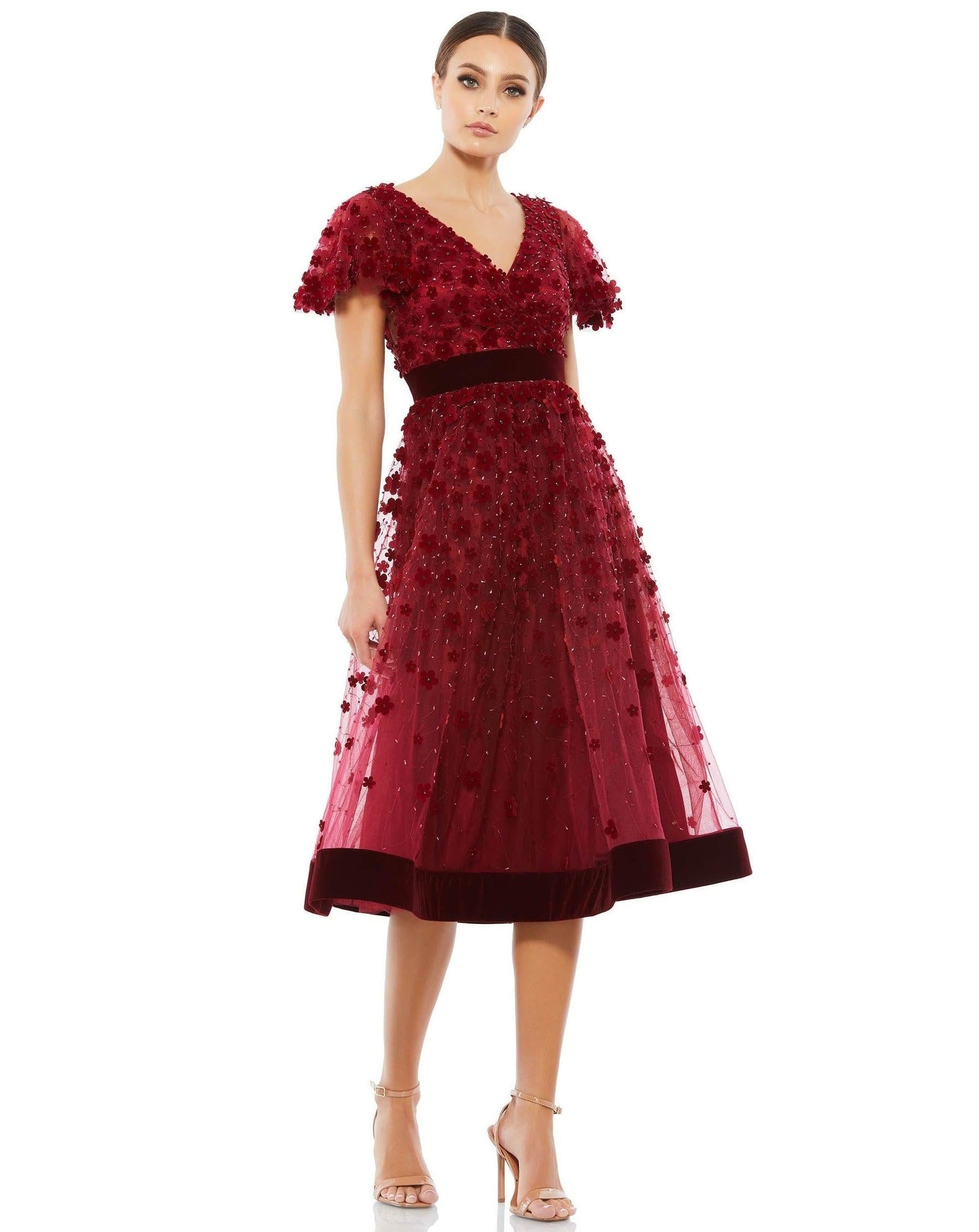Mac Duggal 67854 Mother of the Bride Short Dress