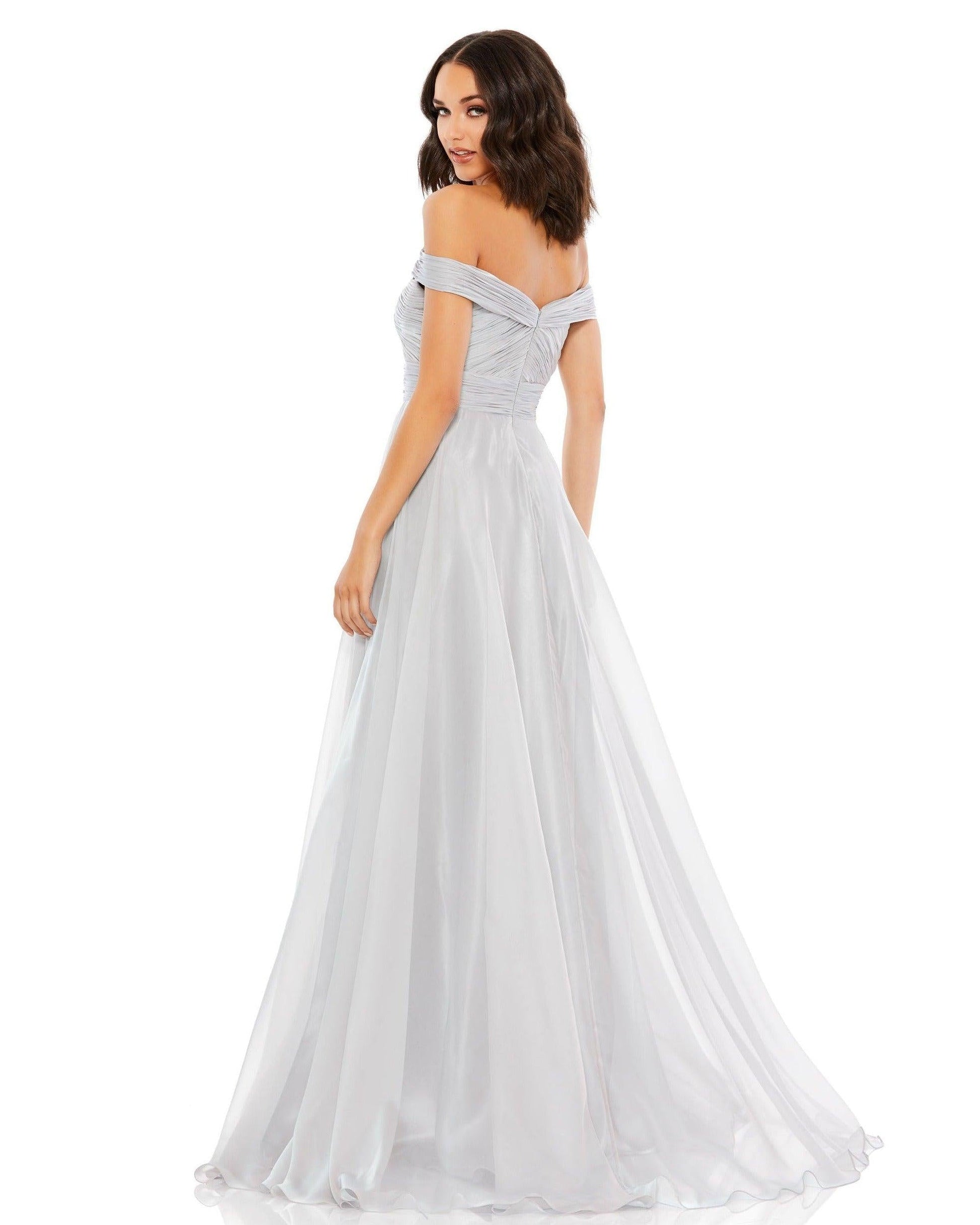 Mac Duggal 67485 Off Shoulder Long Formal Dress