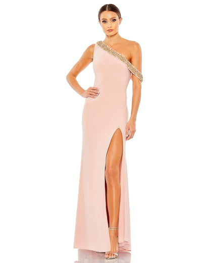 Mac Duggal One Shoulder Long Formal Dress 68163 - The Dress Outlet