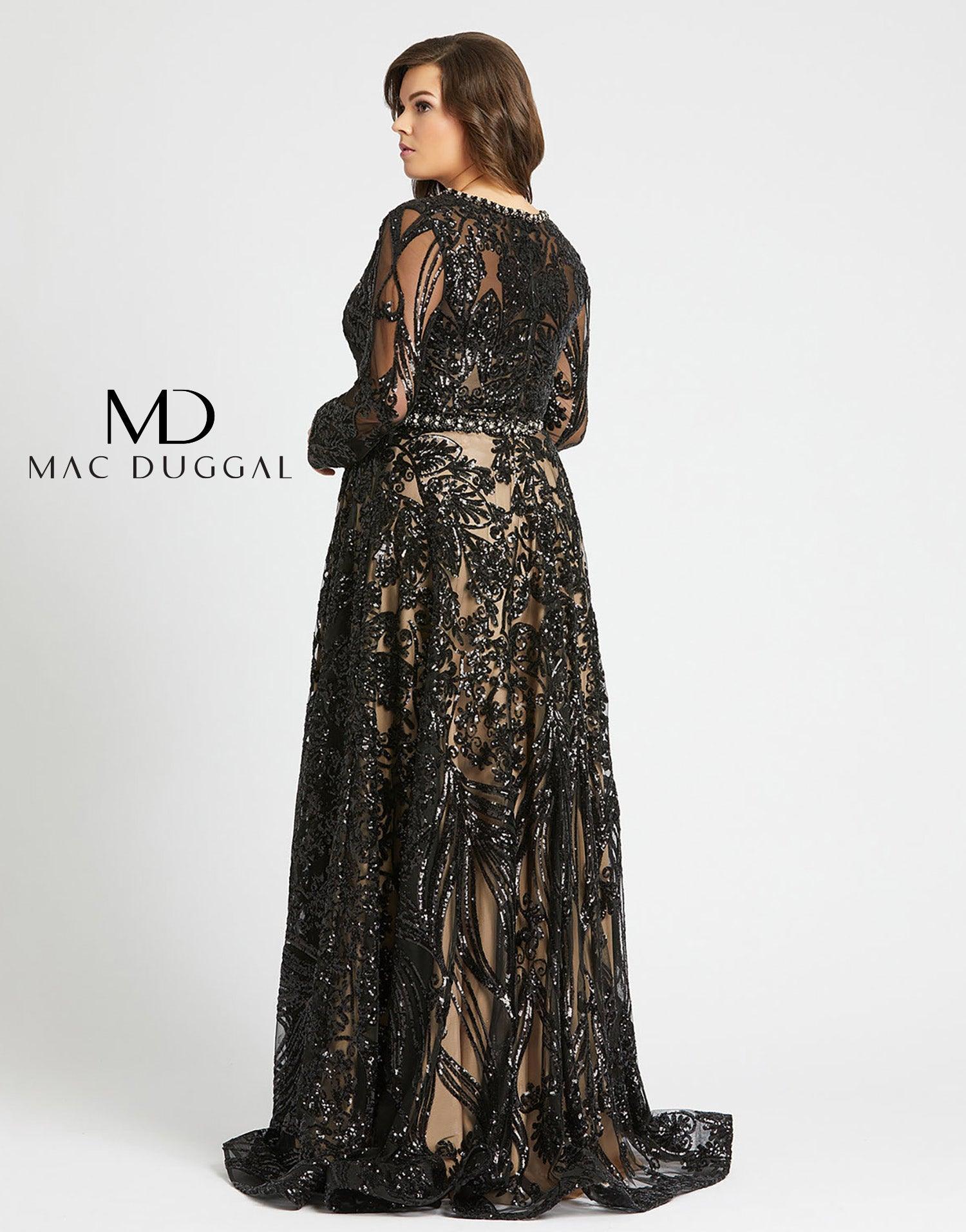 Mac Duggal 67148 Plus Size Long Gown