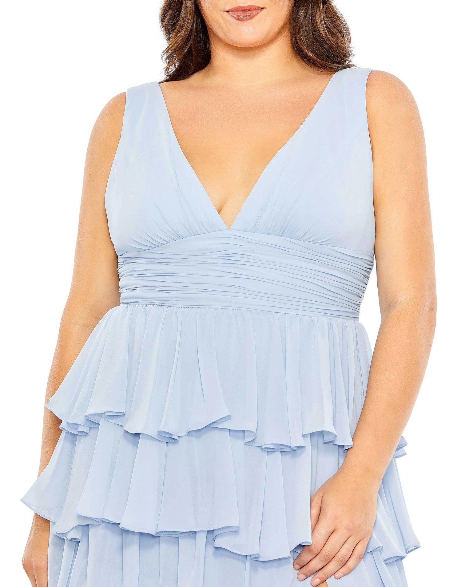 Mac Duggal 68119 Plus Size Sleeveless Long Dress