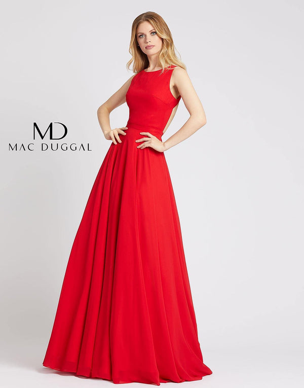 Prom Long A Line Evening Dress A Line Silhouette Mac Duggal 55192