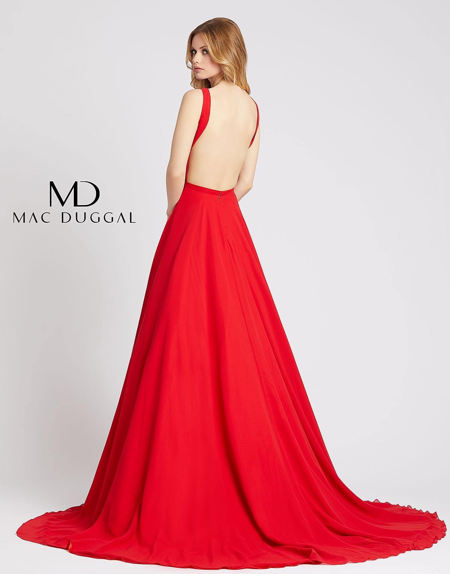 Mac Duggal Prom Long A Line Evening Dress55192L - The Dress Outlet