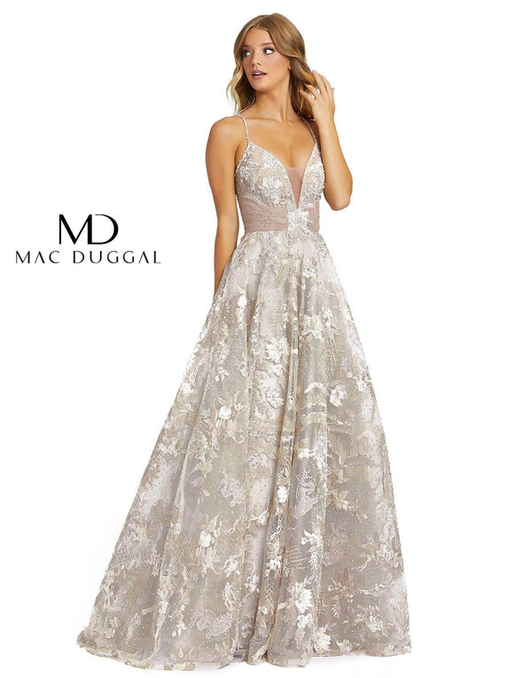 Prom Long Beaded Ball Gown Beaded Detail Mac Duggal 20211
