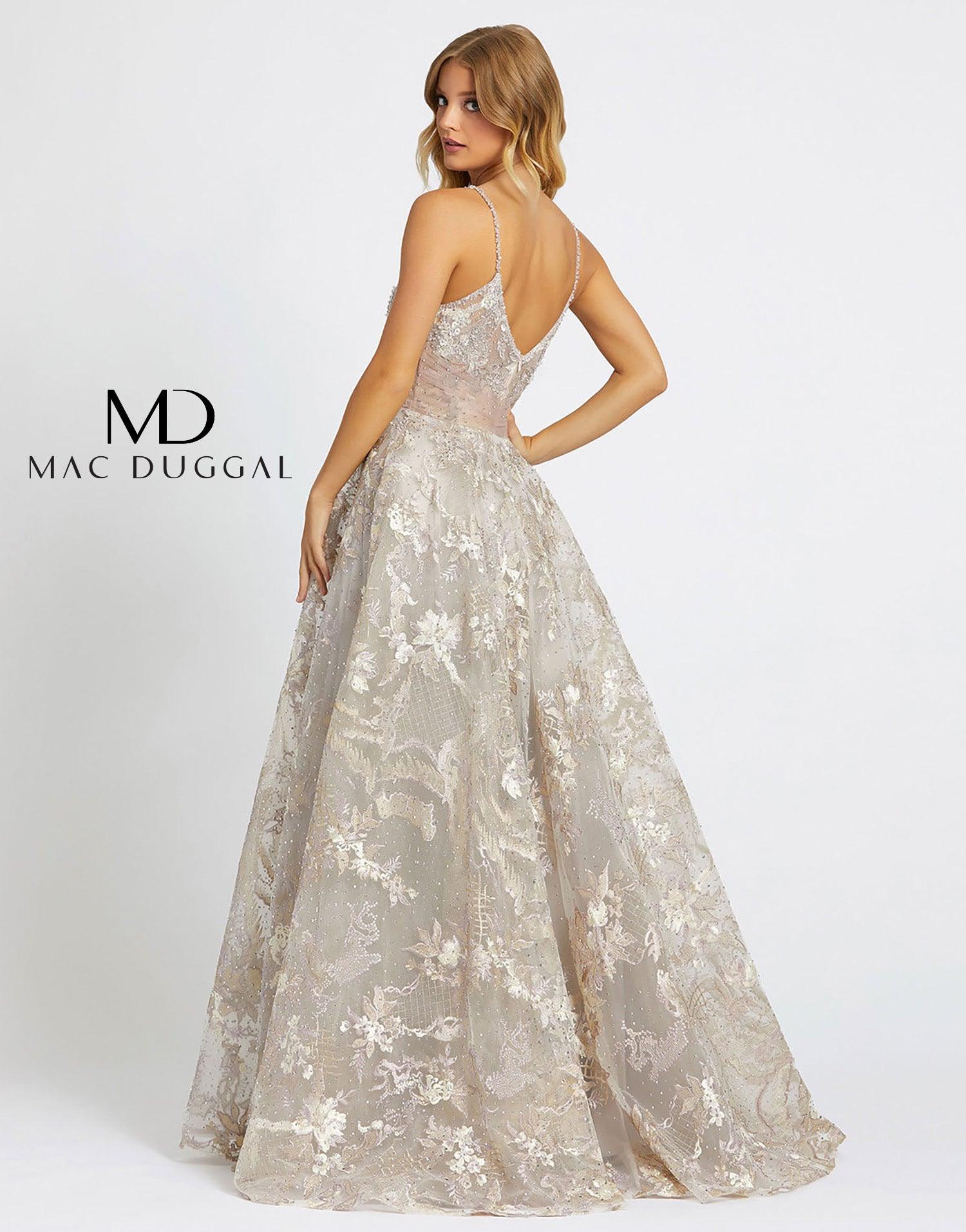 Mac Duggal 20211 Prom Long Beaded Ball Gown