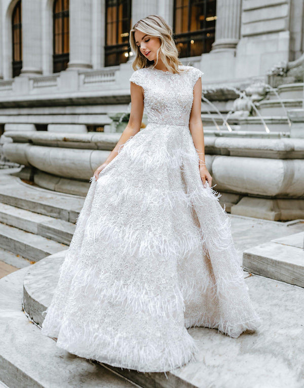 Prom Long Cap Sleeve Ball Gown Cap Sleeves Mac Duggal 11132