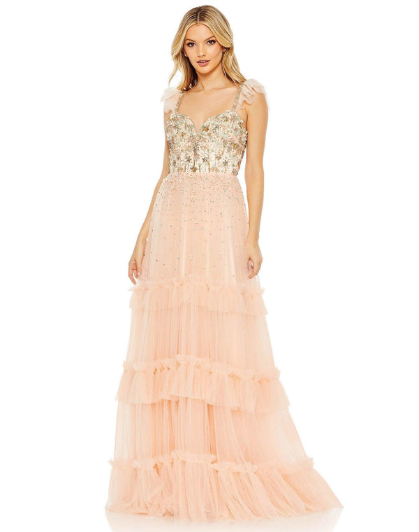 Prom Long Cap Sleeve Formal Dress Cap Sleeves Mac Duggal 50648